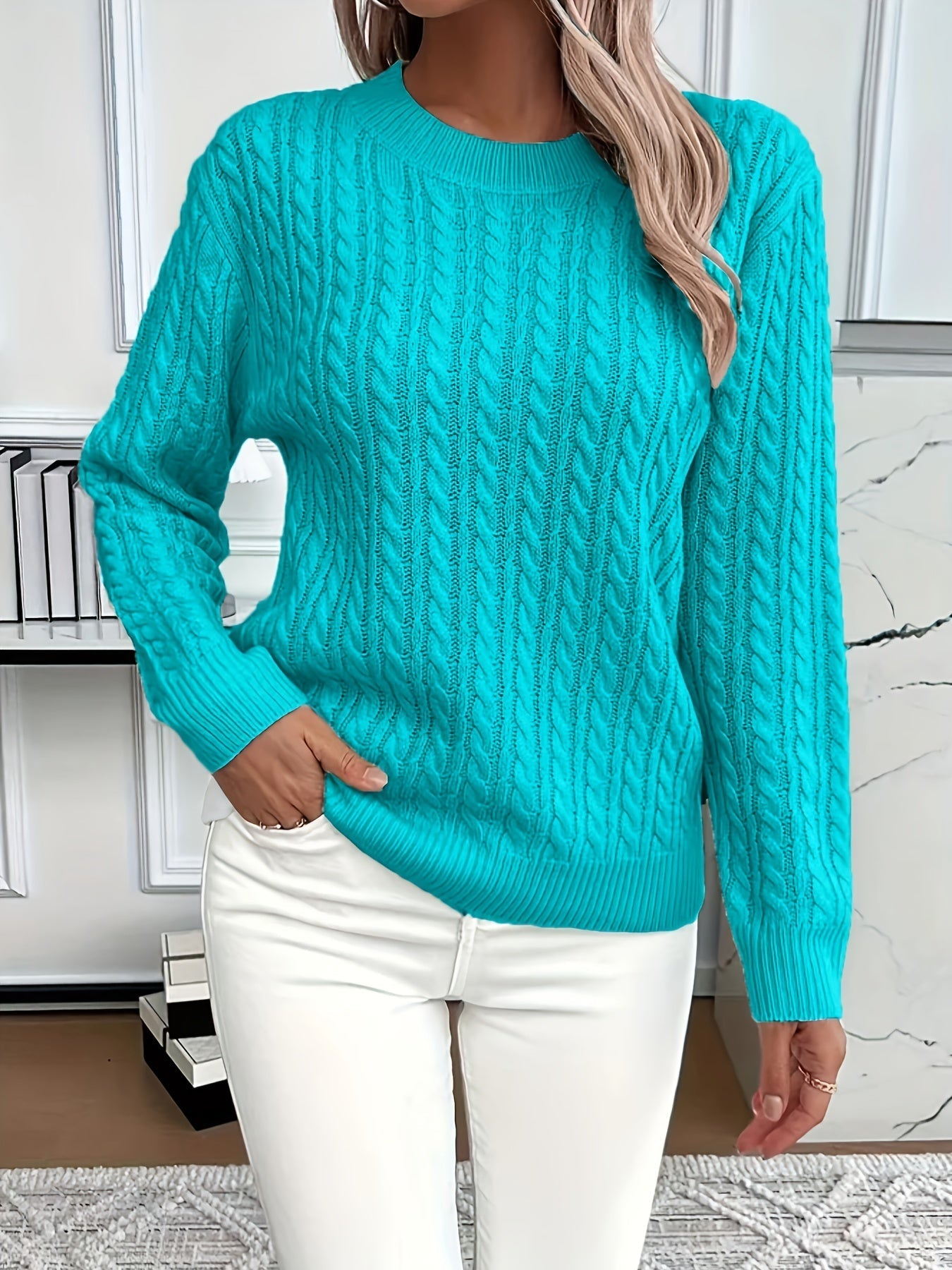 Bernila | Classic Cable Knit Sweater