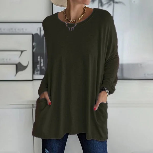 Mara | Relaxed Long Sleeve Top