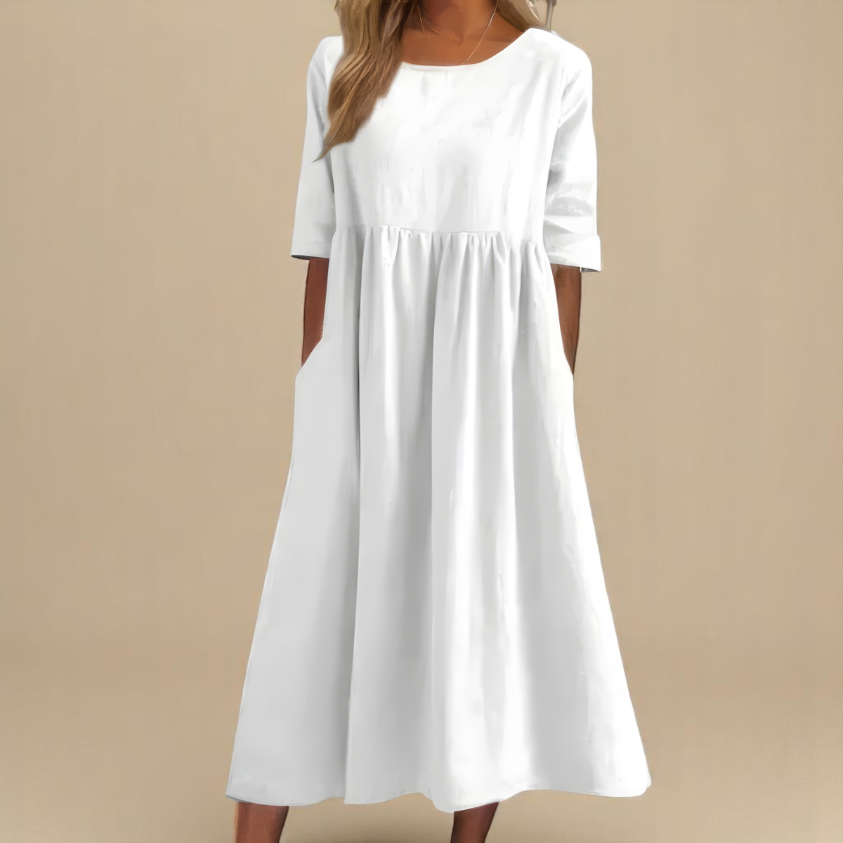 Sonia™ | Flattering Cotton Dress