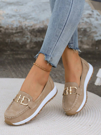 Ellie | Elegant Buckle Loafers