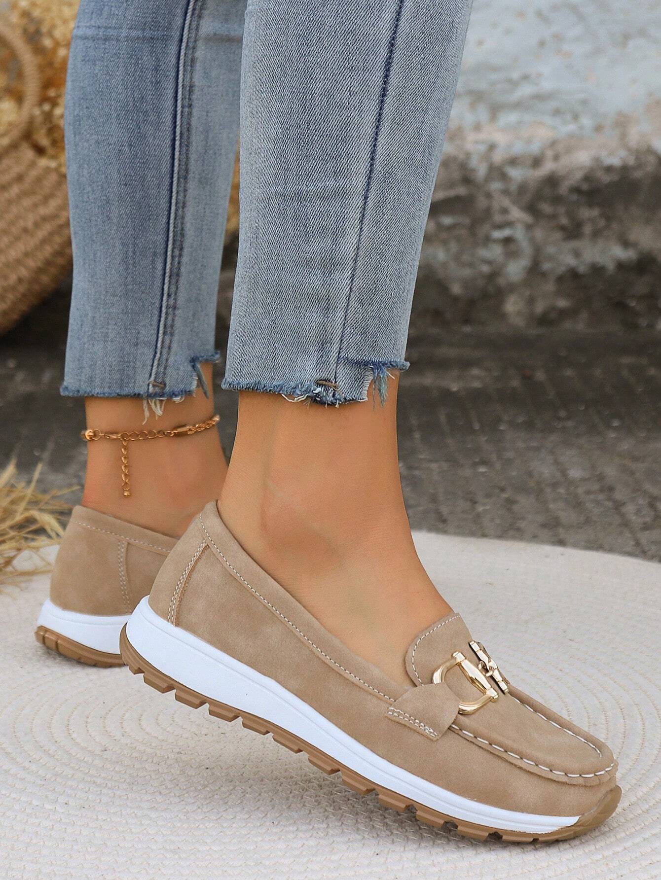 Ellie | Elegant Buckle Loafers