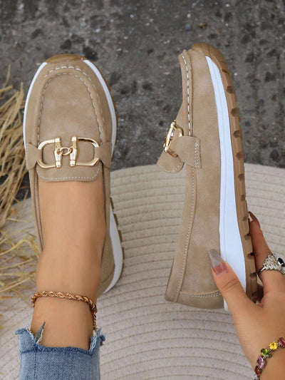 Ellie | Elegant Buckle Loafers