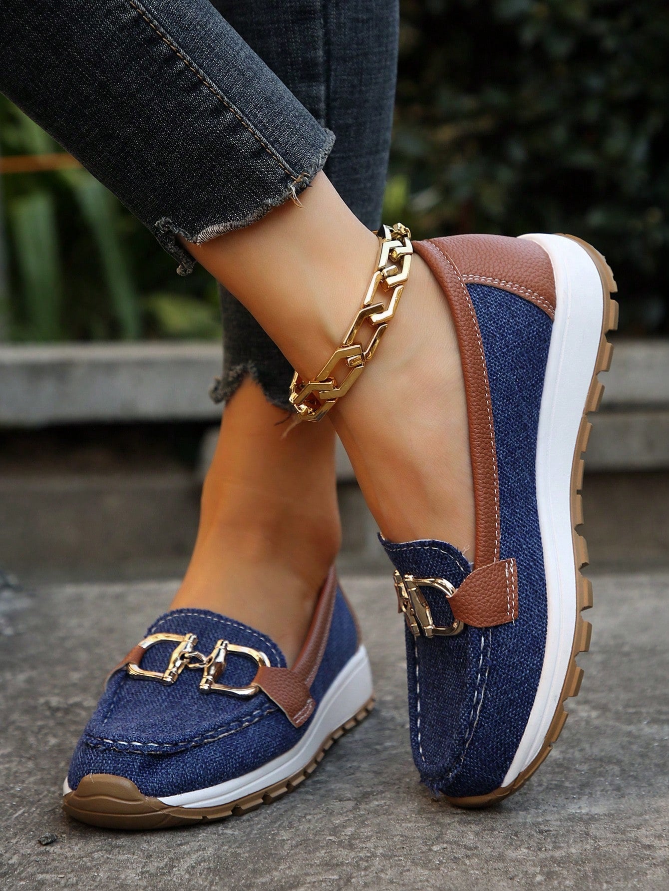 Ellie | Elegant Buckle Loafers