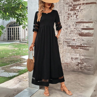 Celeste | Elegant Tummy Coverage Dress
