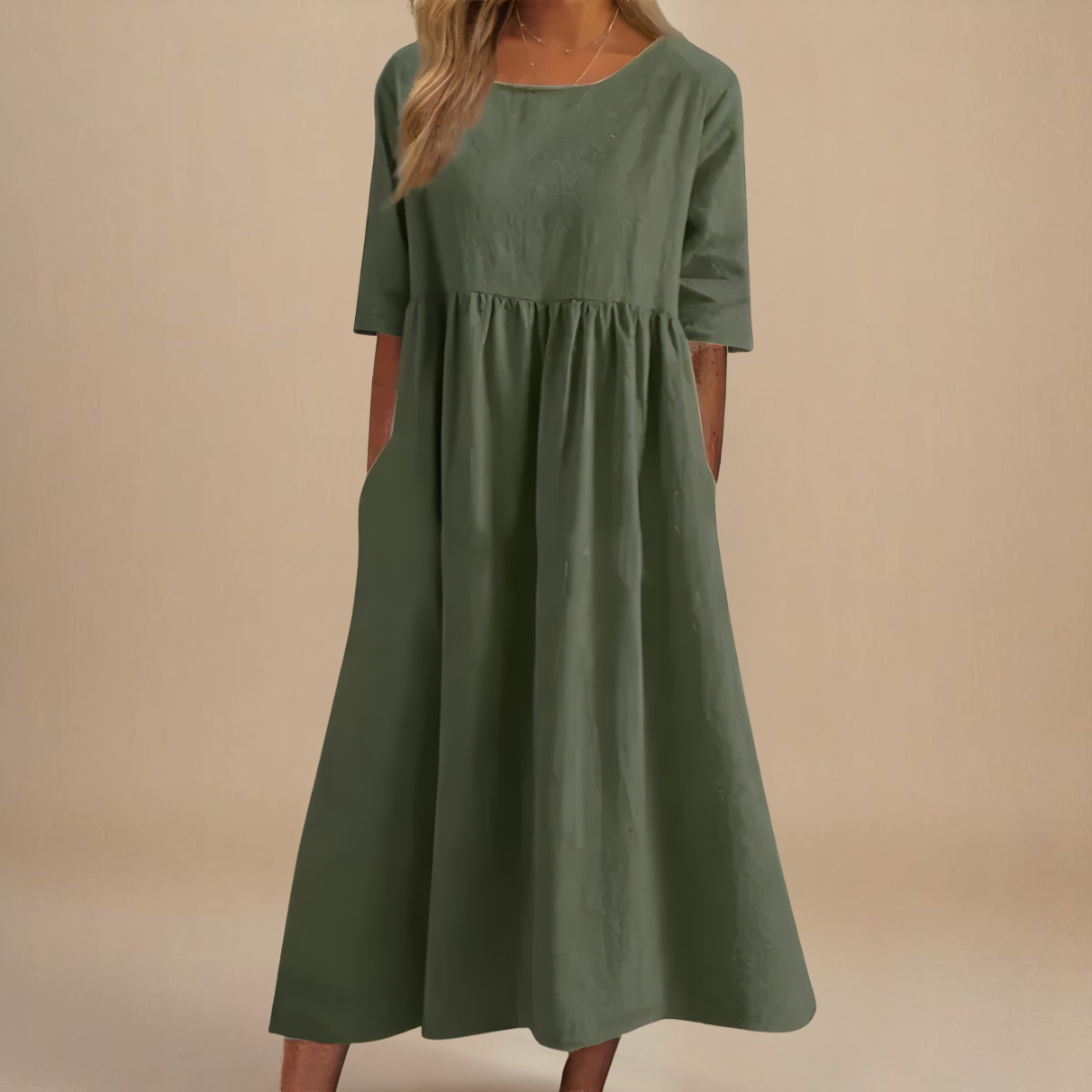 Sonia™ | Flattering Cotton Dress