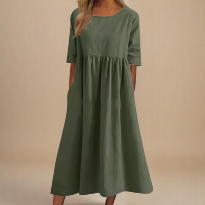 Sonia™ | Flattering Cotton Dress