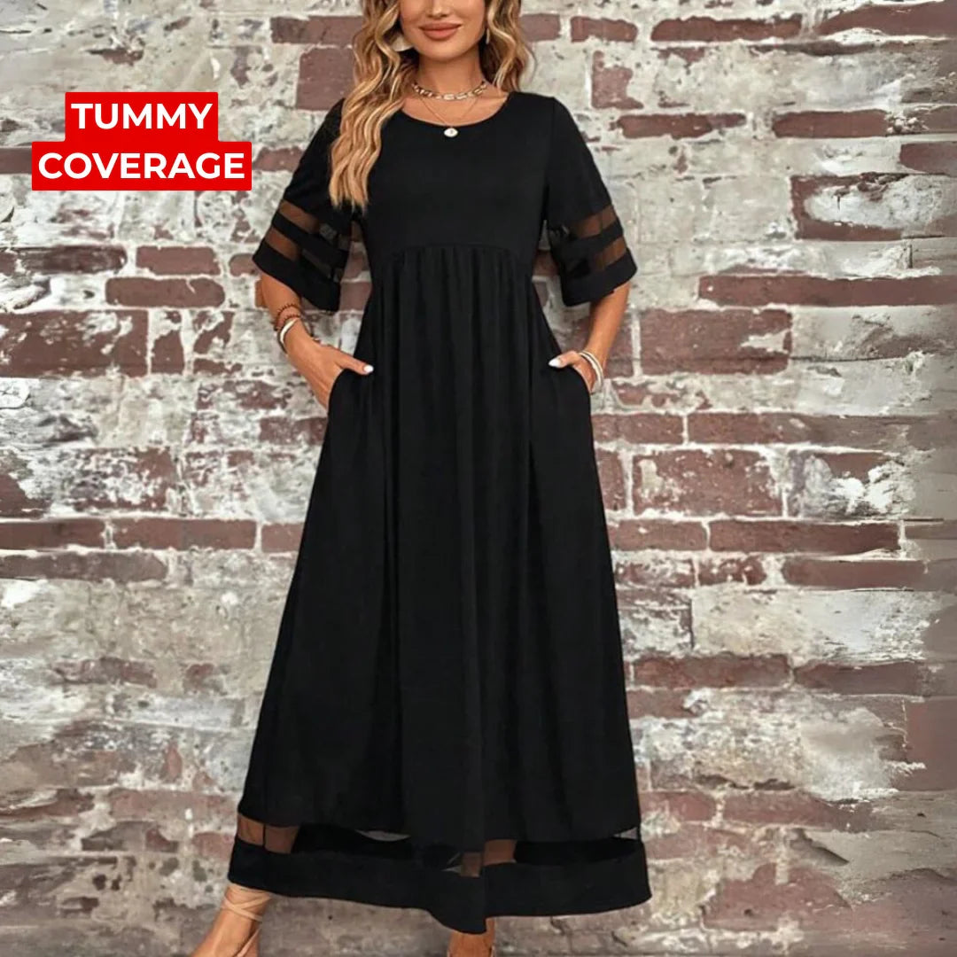 Celeste | Elegant Tummy Coverage Dress