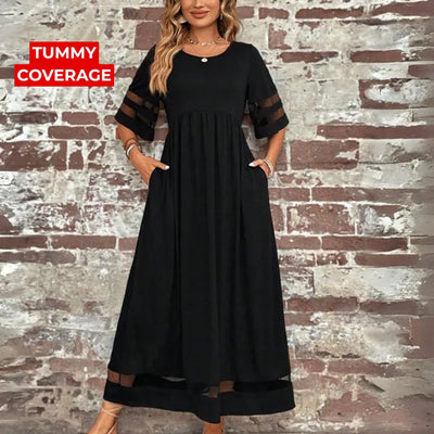 Celeste | Elegant Tummy Coverage Dress