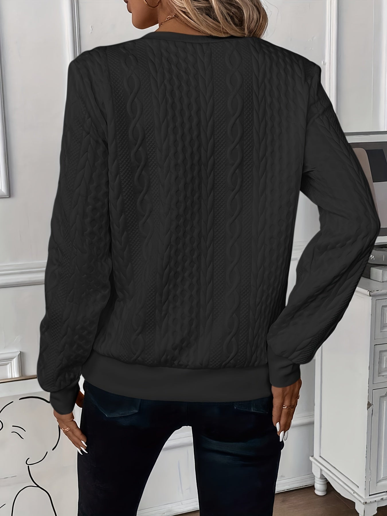 Amalie | Women’s Cable Knit Zip Cardigan