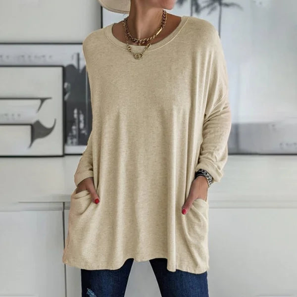 Mara | Relaxed Long Sleeve Top