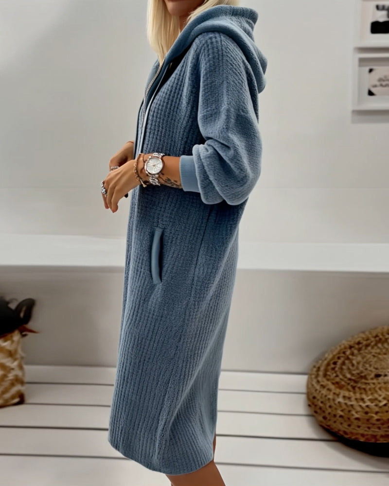 Leona | Cozy Honeycomb Knit Dress