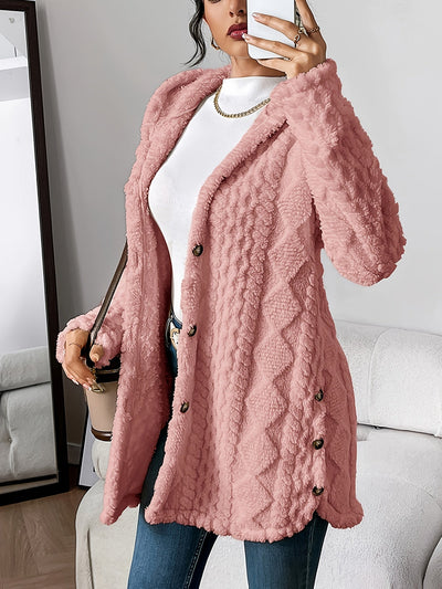 Ruby&Claire™ | Plush Hooded Cardigan