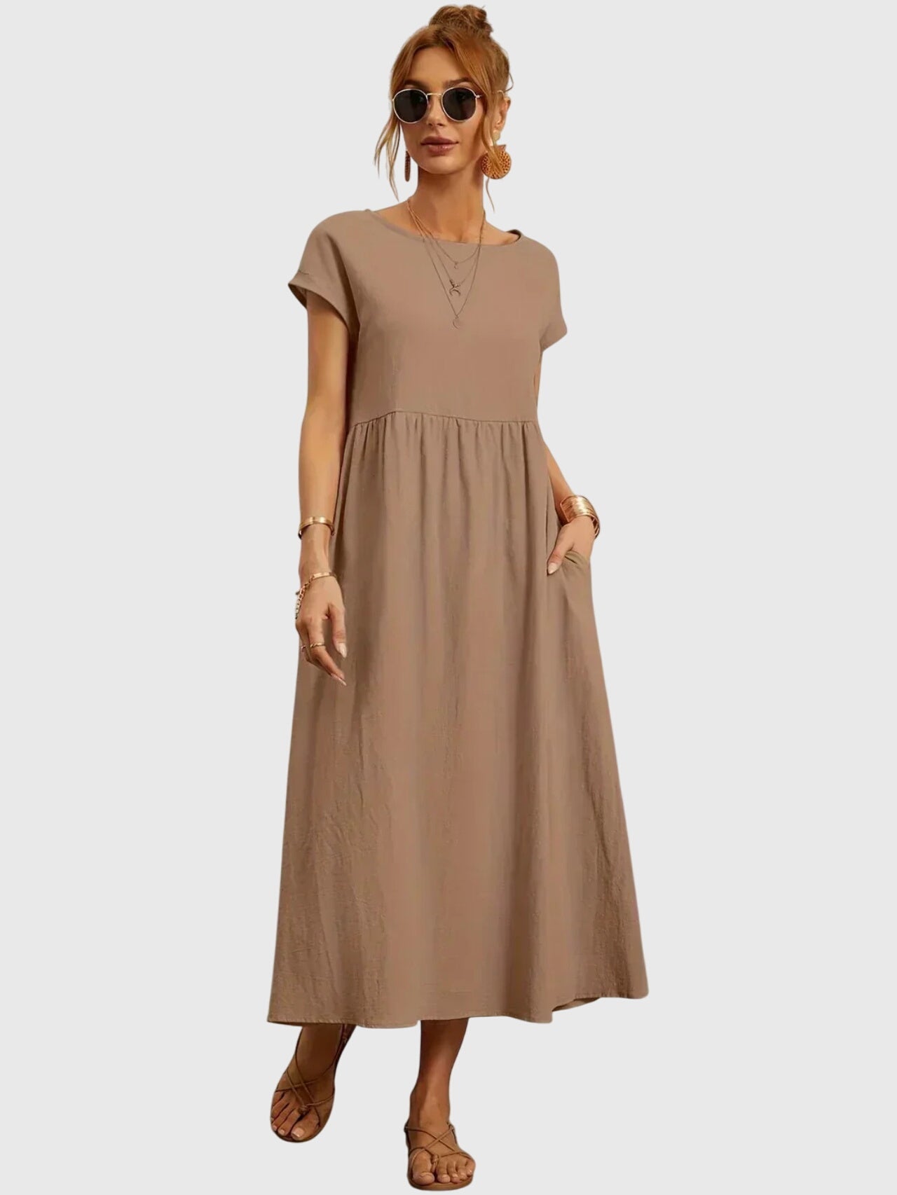 Iselle™ - Casual Pocket Dress