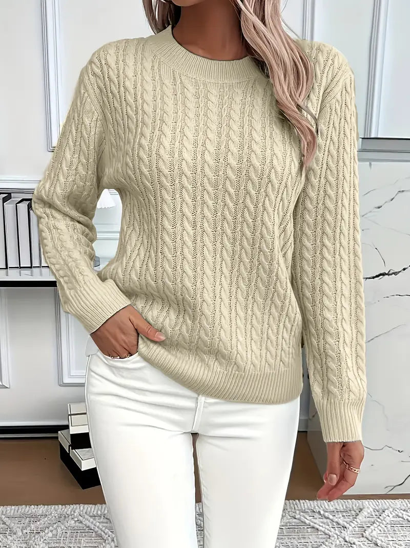 Bernila | Classic Cable Knit Sweater