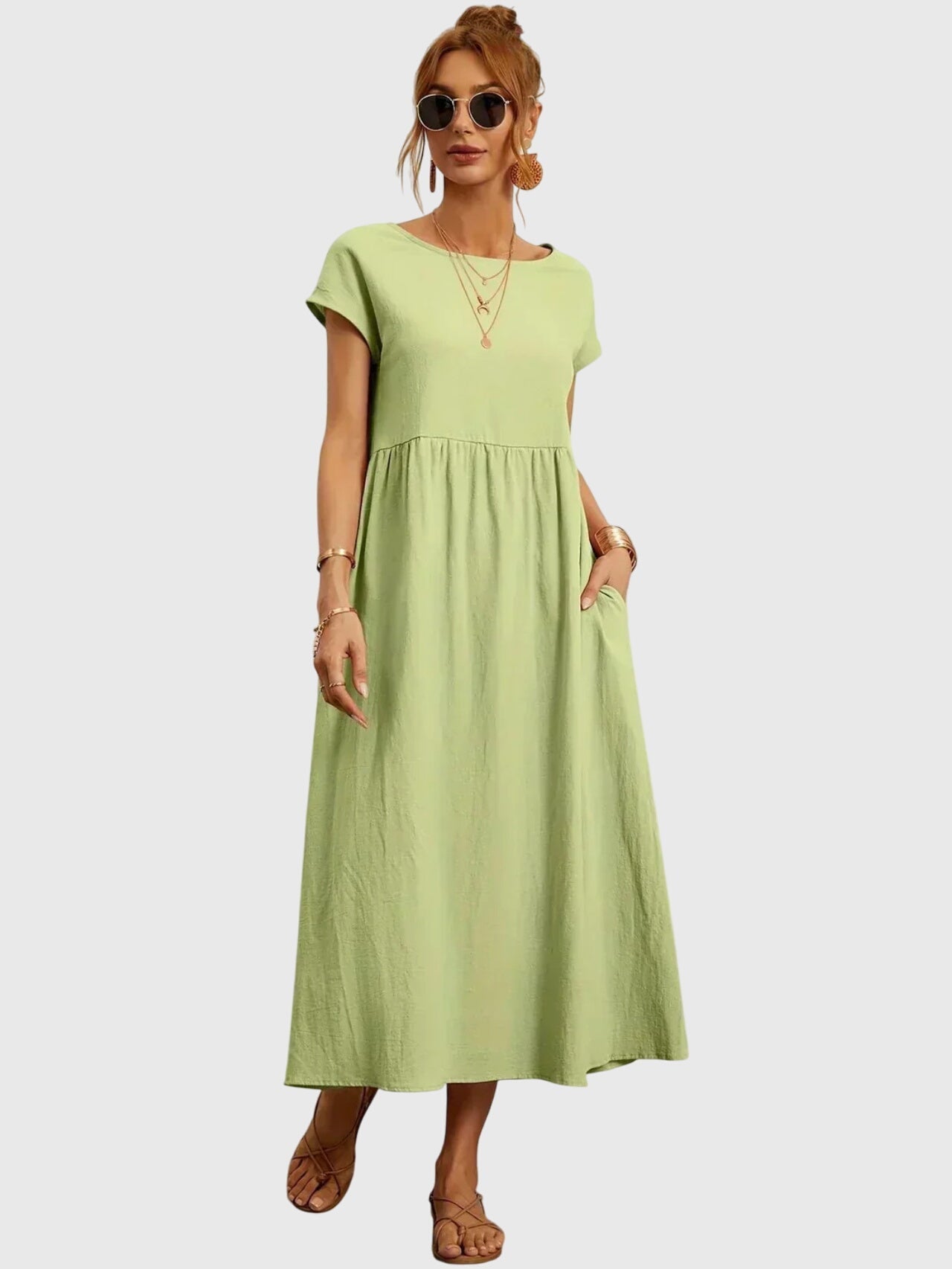 Iselle™ - Casual Pocket Dress