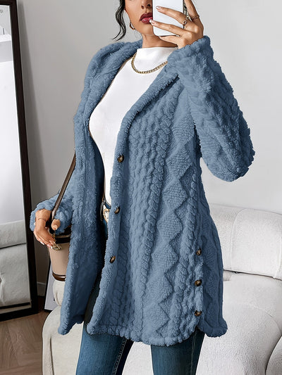 Ruby&Claire™ | Plush Hooded Cardigan
