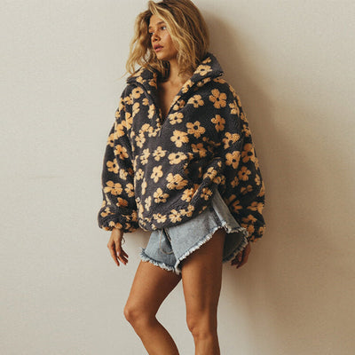 Daisy | Half-Zip Fleece Sweater