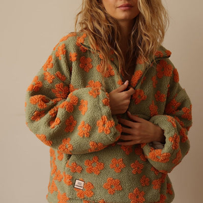 Daisy | Half-Zip Fleece Sweater