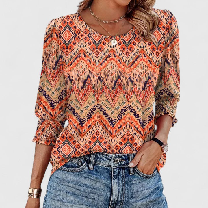 Selara | Elegant Smocked Top