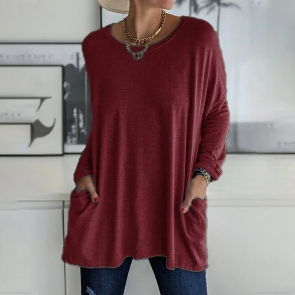Mara | Relaxed Long Sleeve Top