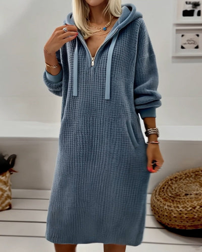 Leona | Cozy Honeycomb Knit Dress