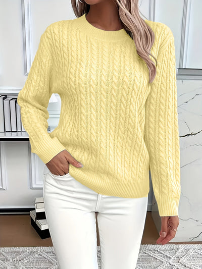 Bernila | Classic Cable Knit Sweater