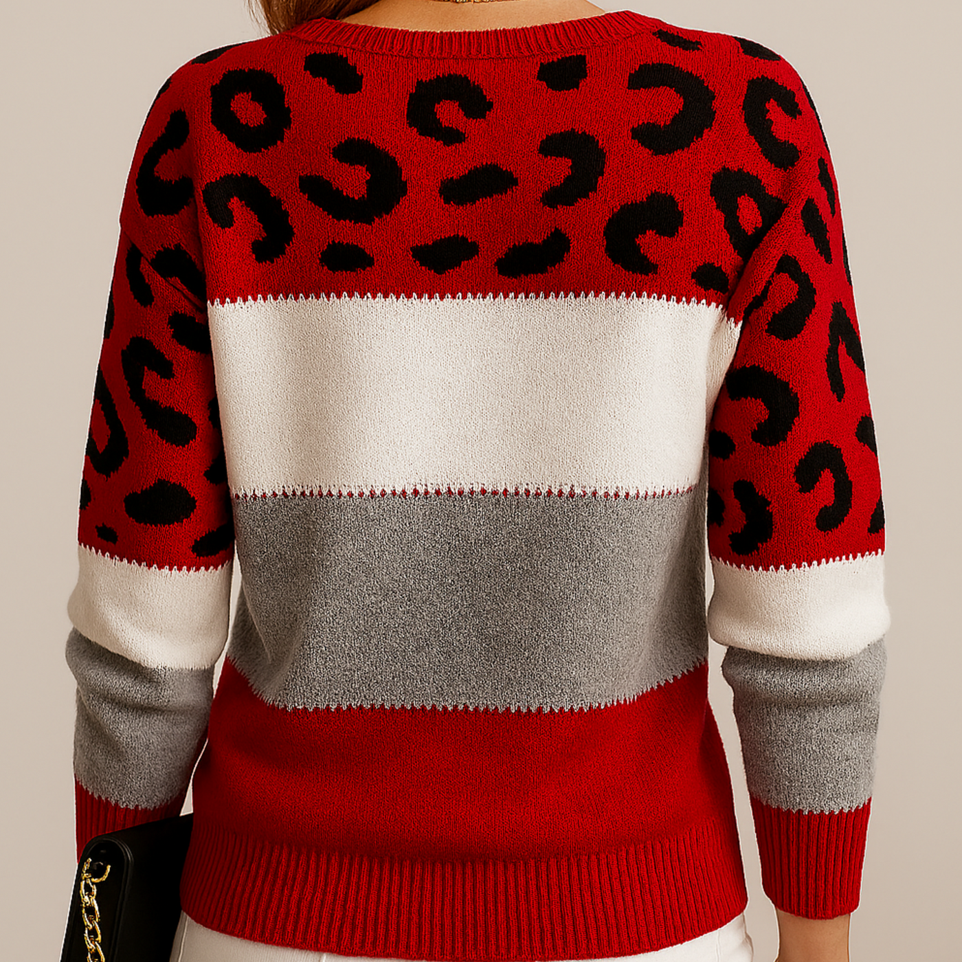 Noelle | Leopard Print Casual Sweater