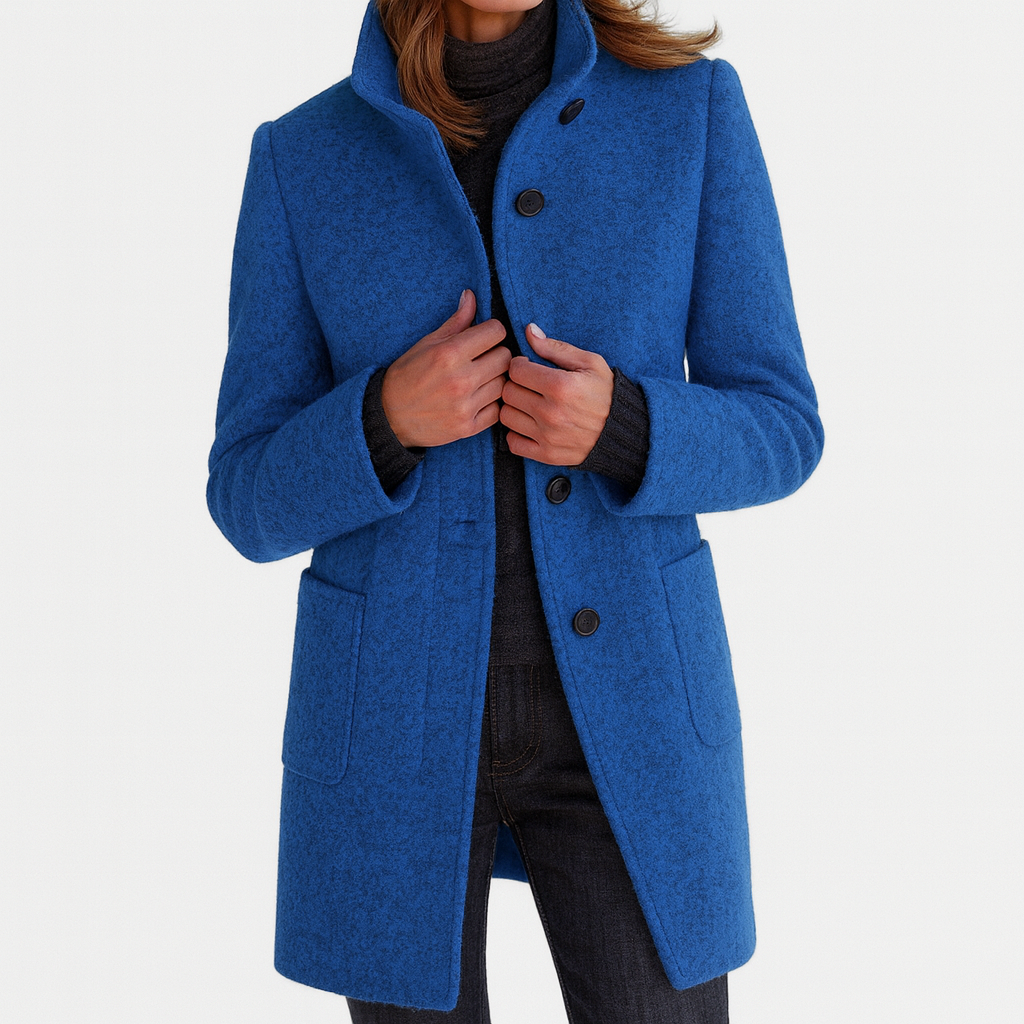 Stella™ | Classic High-Collar Coat
