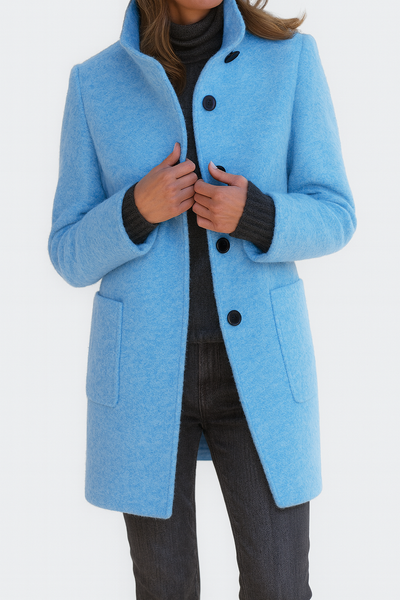 Stella™ | Classic High-Collar Coat