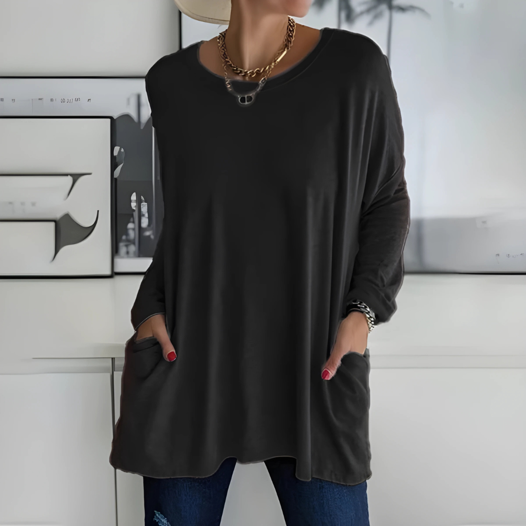 Mara | Relaxed Long Sleeve Top