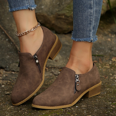 Bronte | Supportive Zip-Up Ankle Boots™