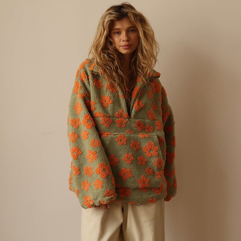 Daisy | Half-Zip Fleece Sweater
