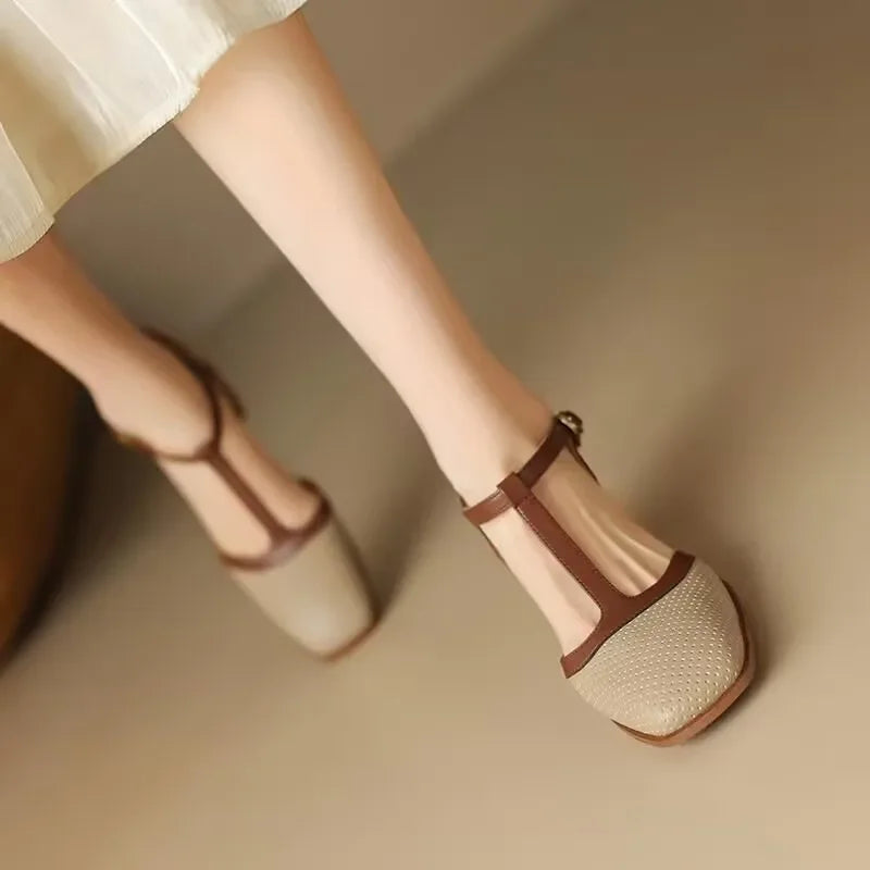 Savina Mid Heel Shoes