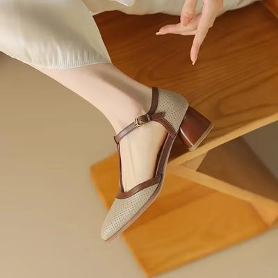 Savina Mid Heel Shoes