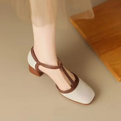 Savina Mid Heel Shoes