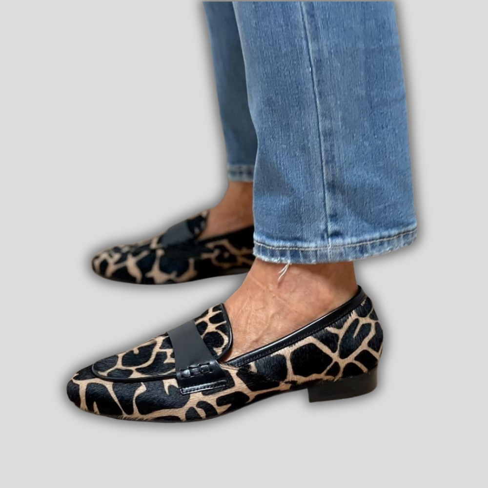 Noemi | Classic Animal Print Loafers