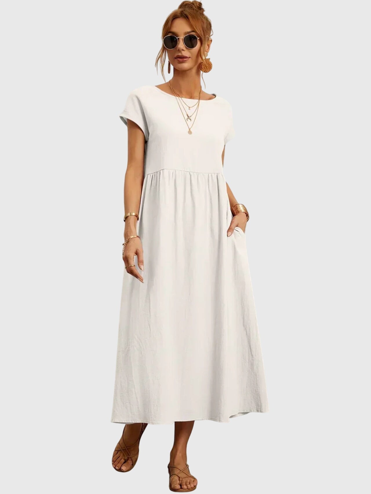 Iselle™ - Casual Pocket Dress