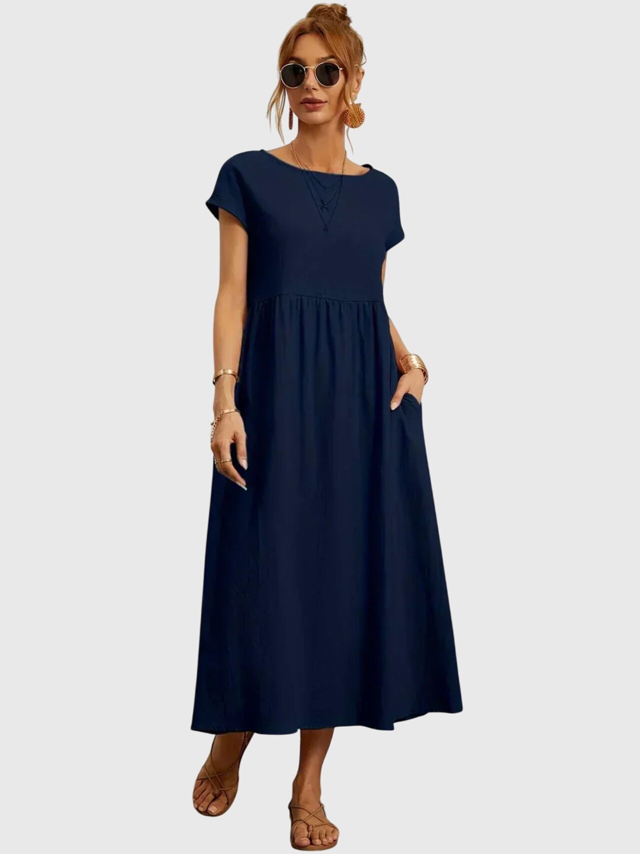 Iselle™ - Casual Pocket Dress