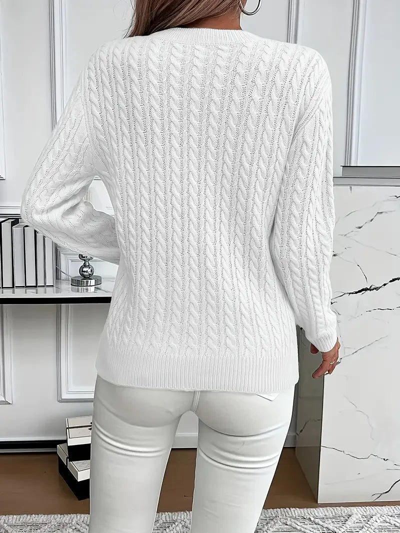 Bernila | Classic Cable Knit Sweater