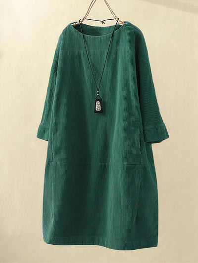 Lila | Corduroy Tunic Dress