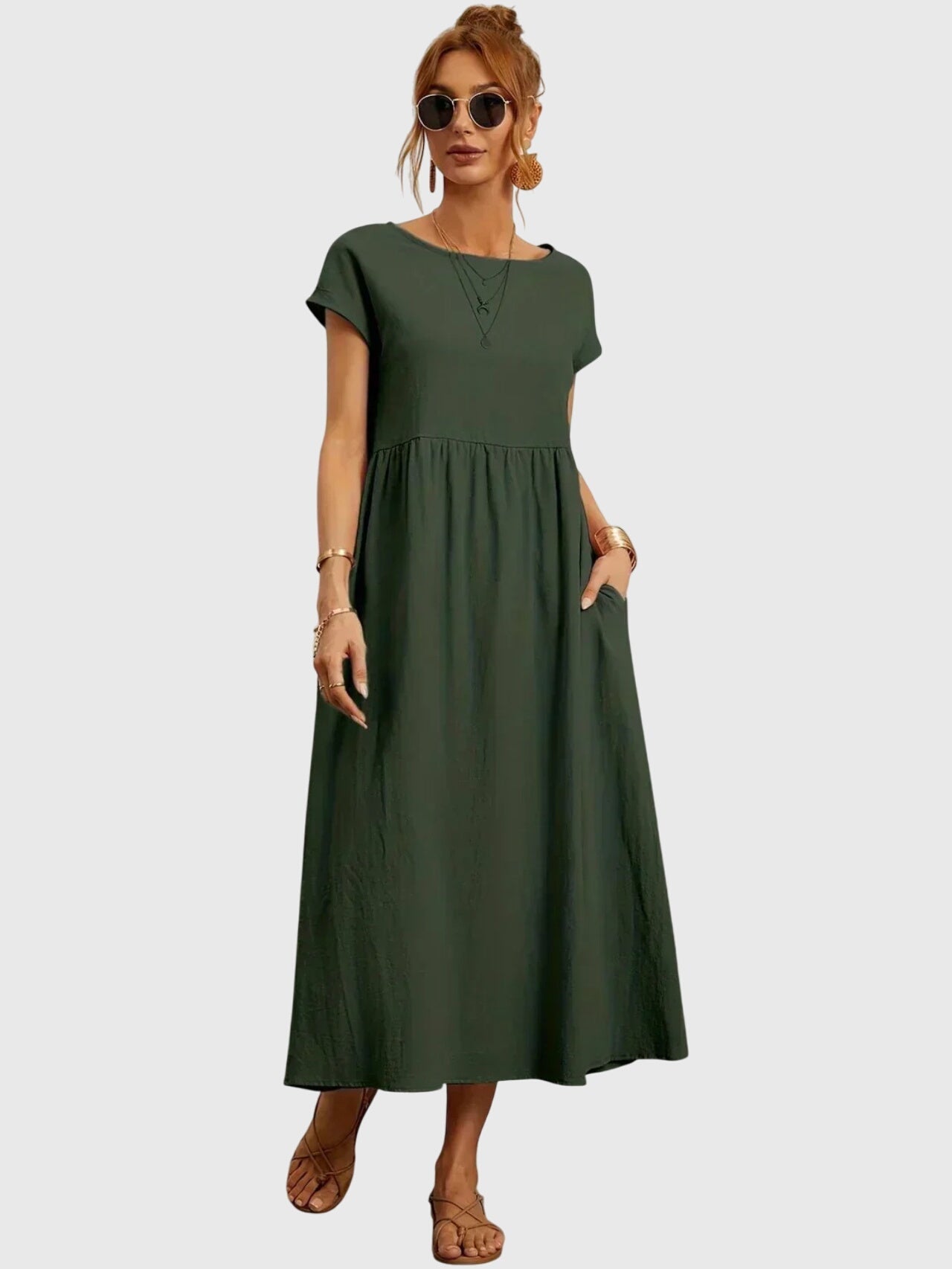 Iselle™ - Casual Pocket Dress