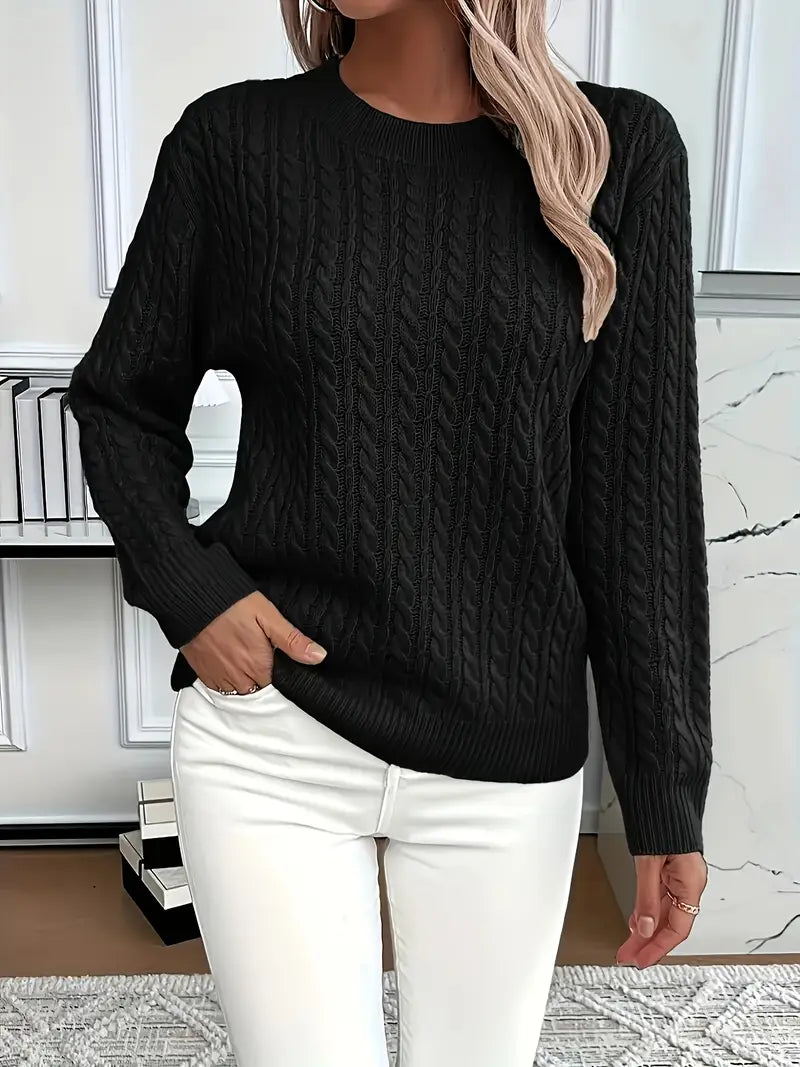 Bernila | Classic Cable Knit Sweater