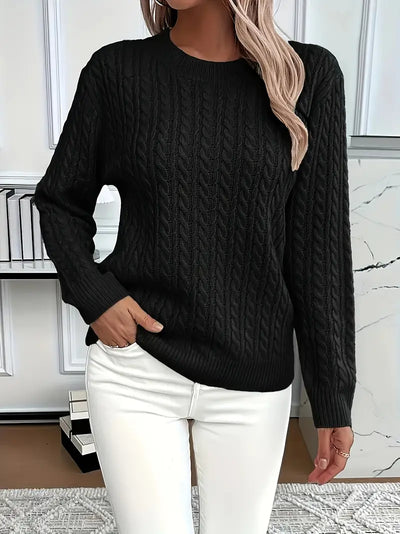 Bernila | Classic Cable Knit Sweater