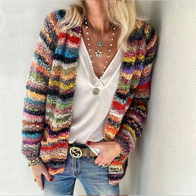 Cate | Cozy Multicolor Cardigan