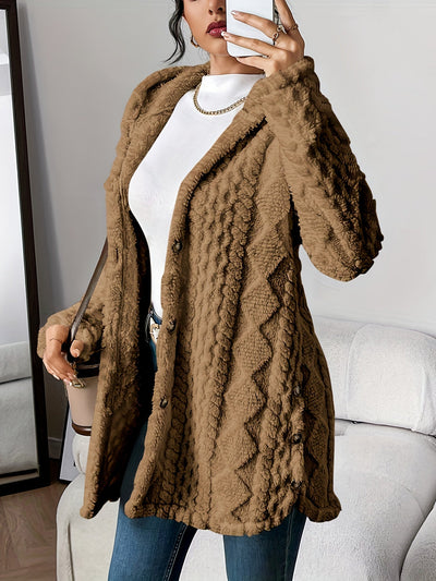 Ruby&Claire™ | Plush Hooded Cardigan