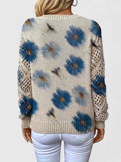 Aurelie | Delicate Floral Sweater