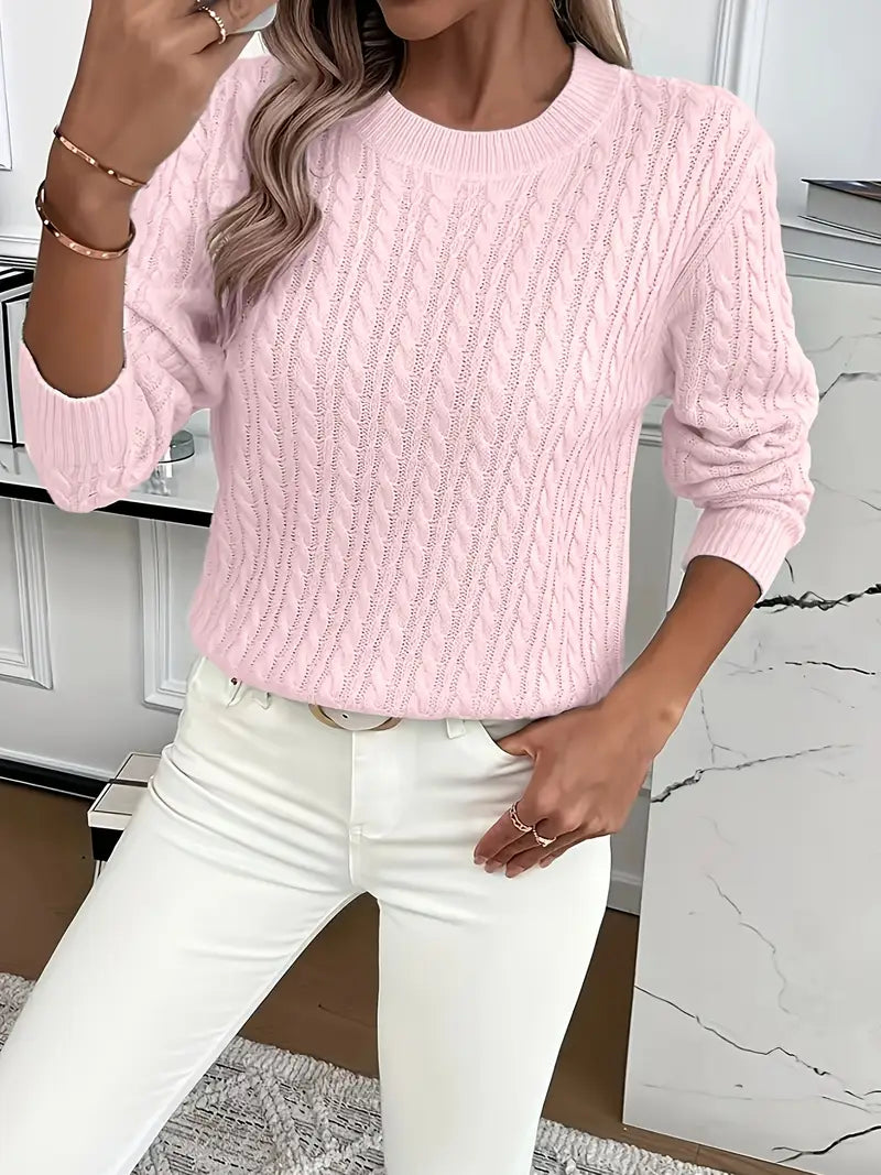 Bernila | Classic Cable Knit Sweater